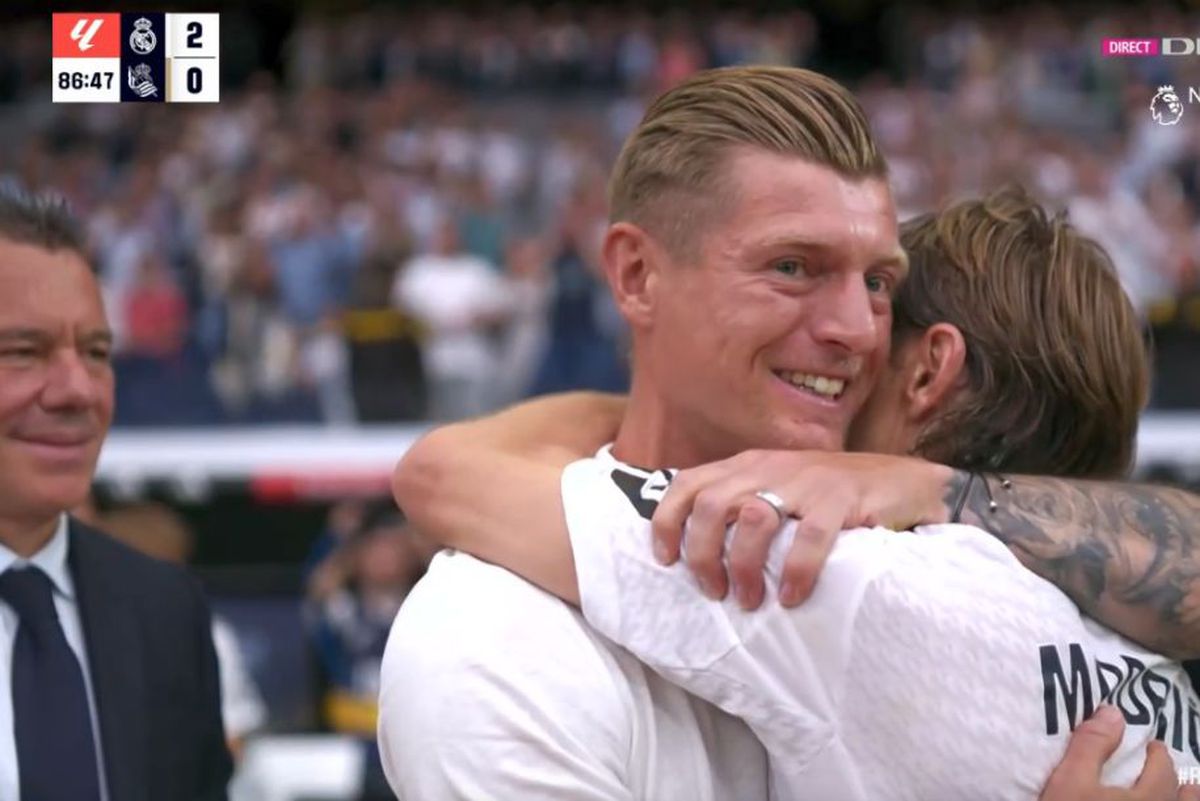 Omagiu pentru Luka Modric, la ultimul lui meci pe „Santiago Bernabeu”