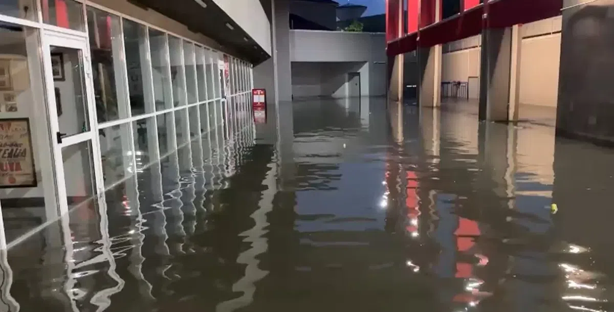 Stadionul celor de la UTA a fost inundat: 5 autospeciale au intervenit pentru a scoate apa de pe „Francisc Neuman”