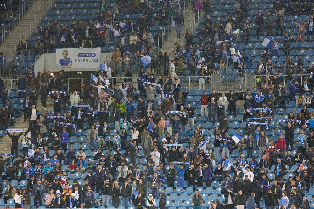 Universitatea Craiova - Dinamo, imagini de la încălzire