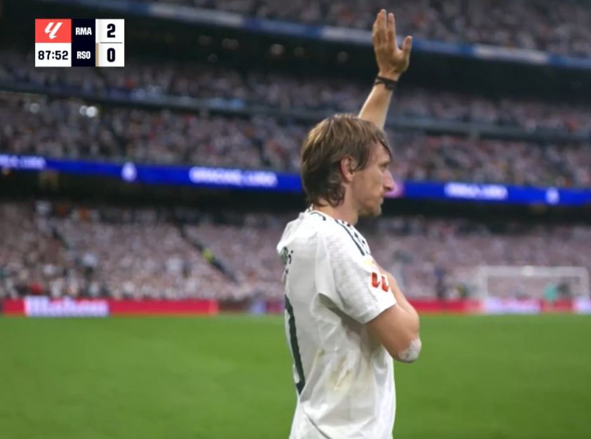 Omagiu pentru Luka Modric, la ultimul lui meci pe „Santiago Bernabeu”