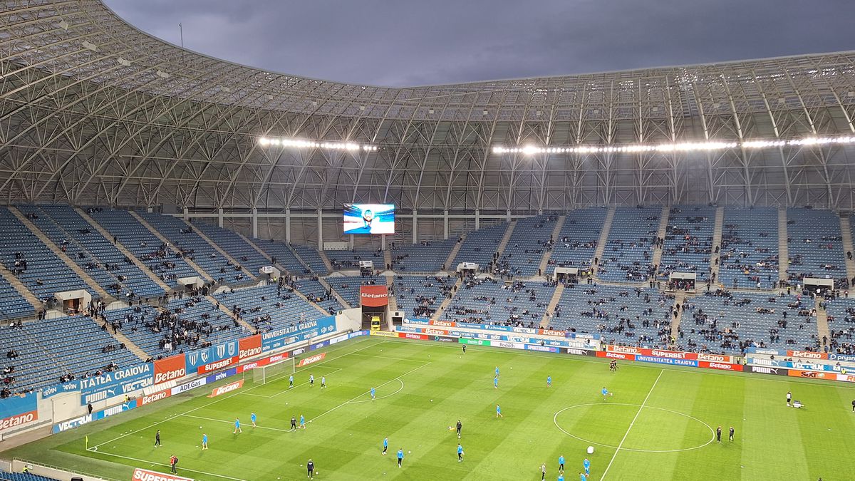 Universitatea Craiova - Dinamo, imagini înaintea partidei