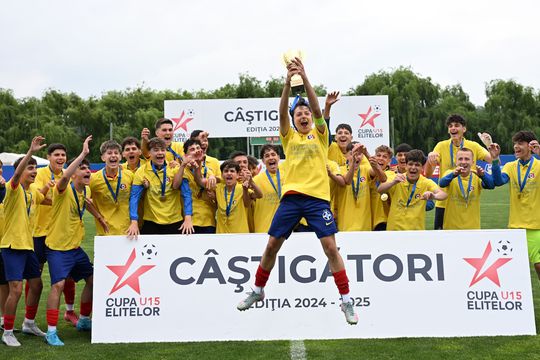 FCSB a câștigat Cupa Elitelor U15 // foto: Frf.ro (Răzvan Păsărică)
