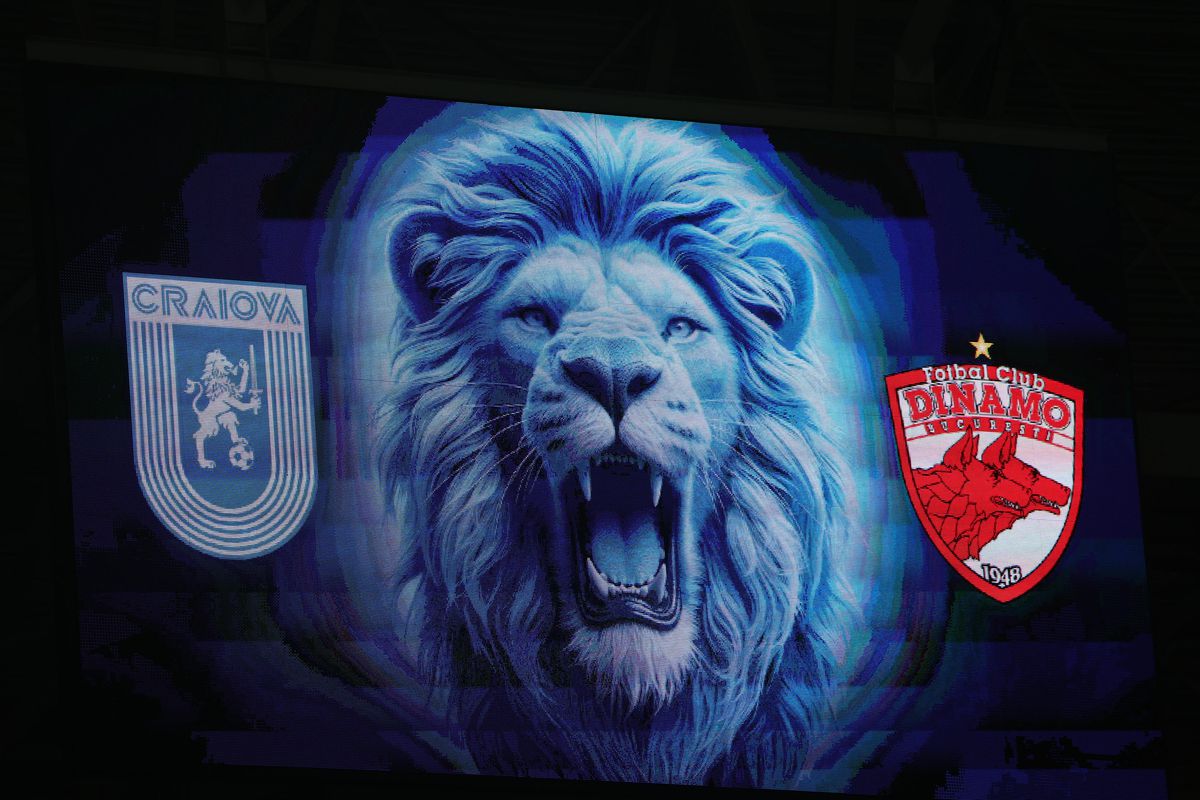 Universitatea Craiova - Dinamo, imagini de la încălzire