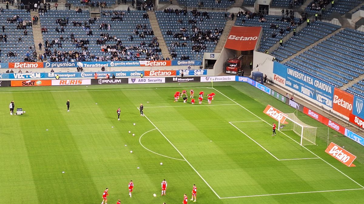 Universitatea Craiova - Dinamo, imagini înaintea partidei