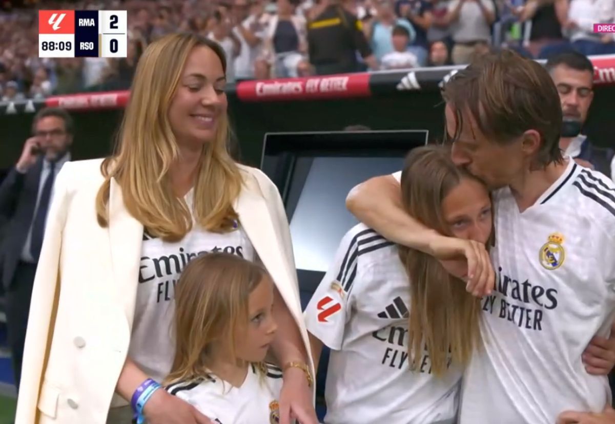 Omagiu pentru Luka Modric, la ultimul lui meci pe „Santiago Bernabeu”