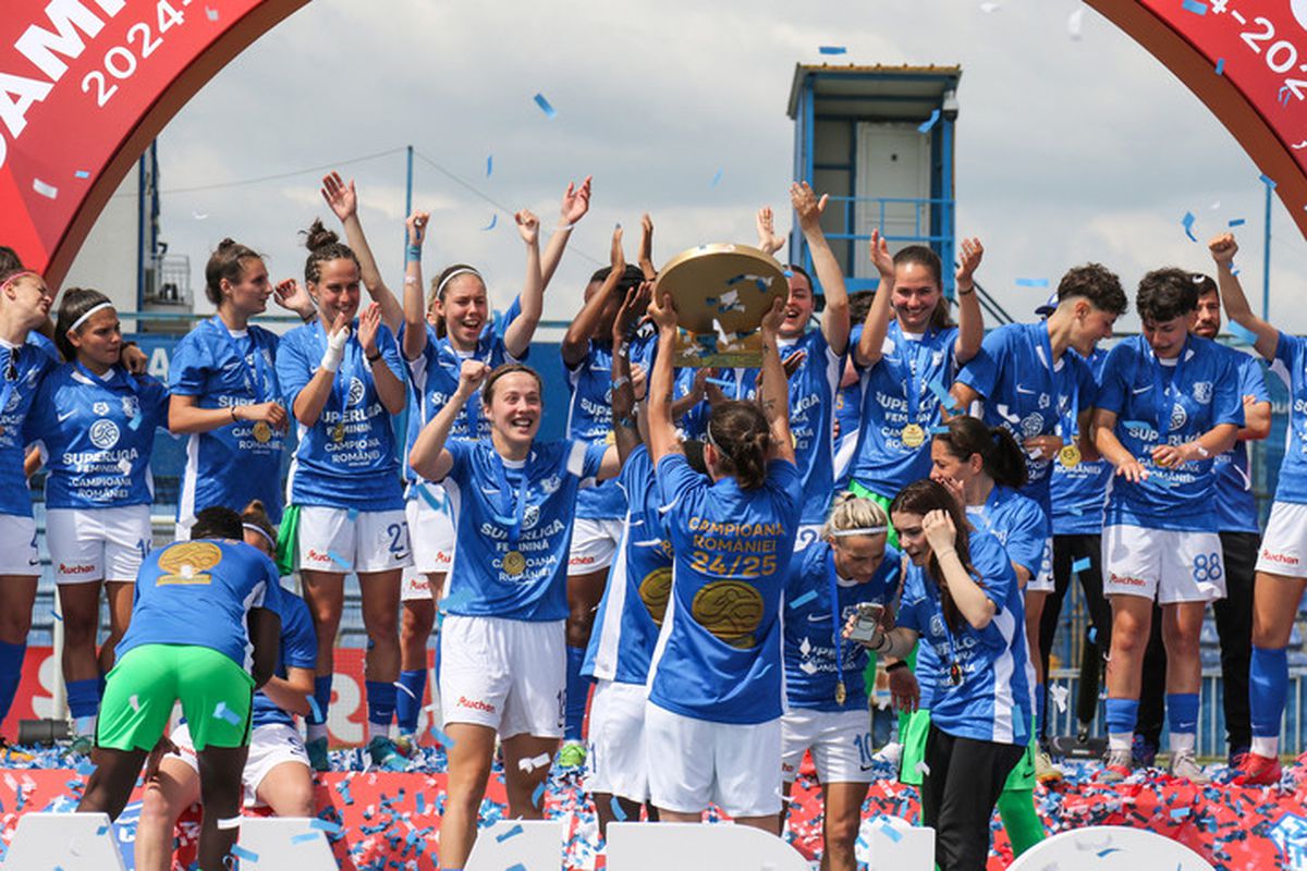 Farul a câștigat campionatul la fotbal feminin