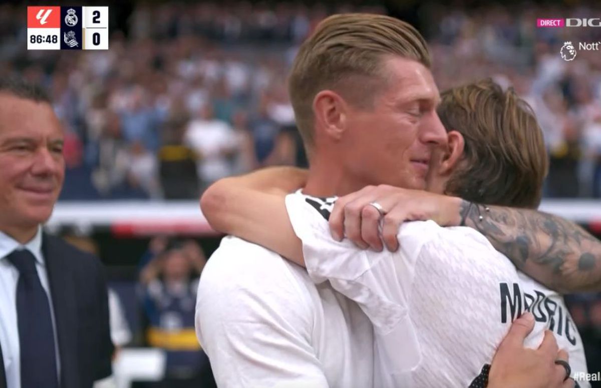 Omagiu pentru Luka Modric, la ultimul lui meci pe „Santiago Bernabeu”