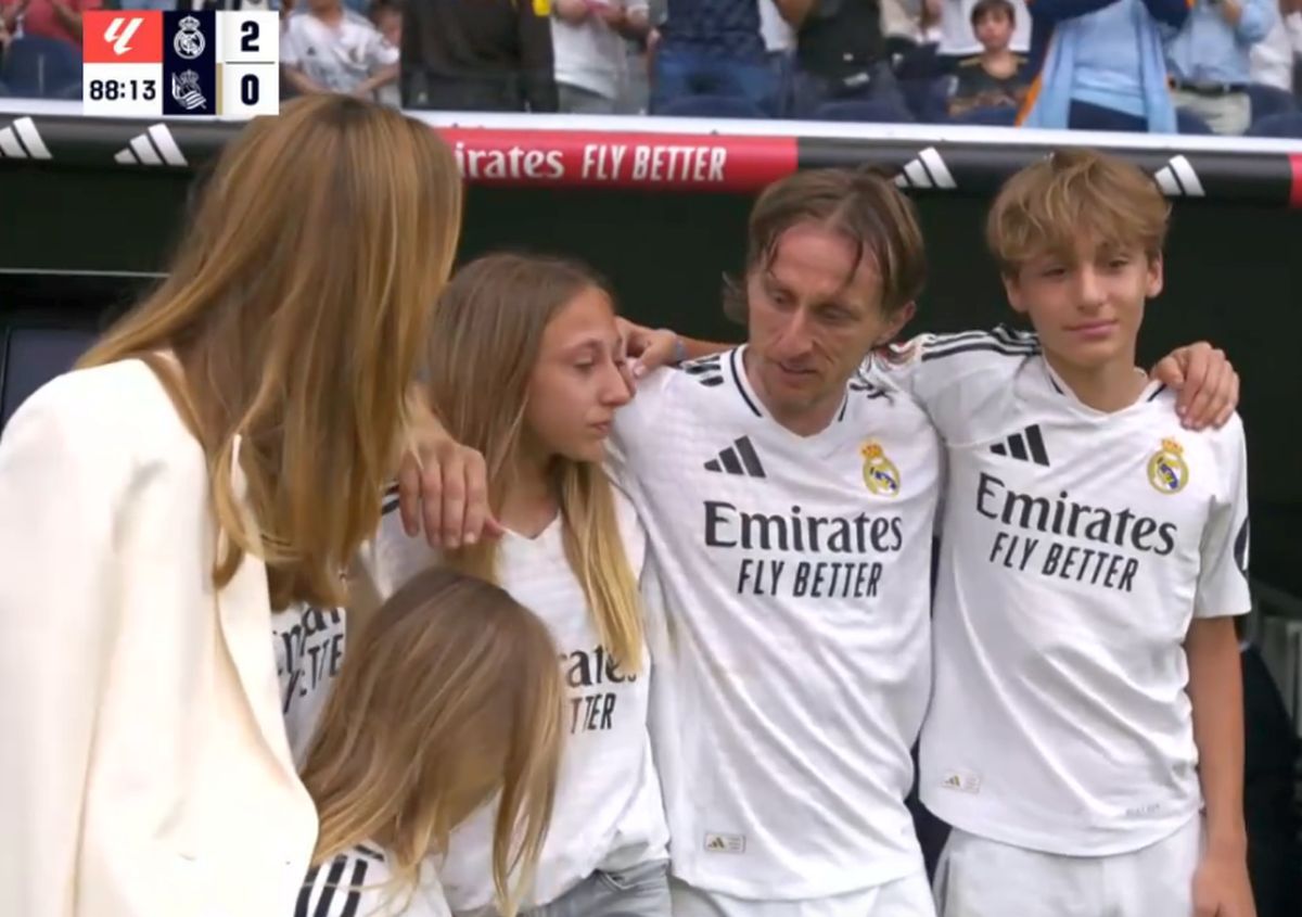 Omagiu pentru Luka Modric, la ultimul lui meci pe „Santiago Bernabeu”