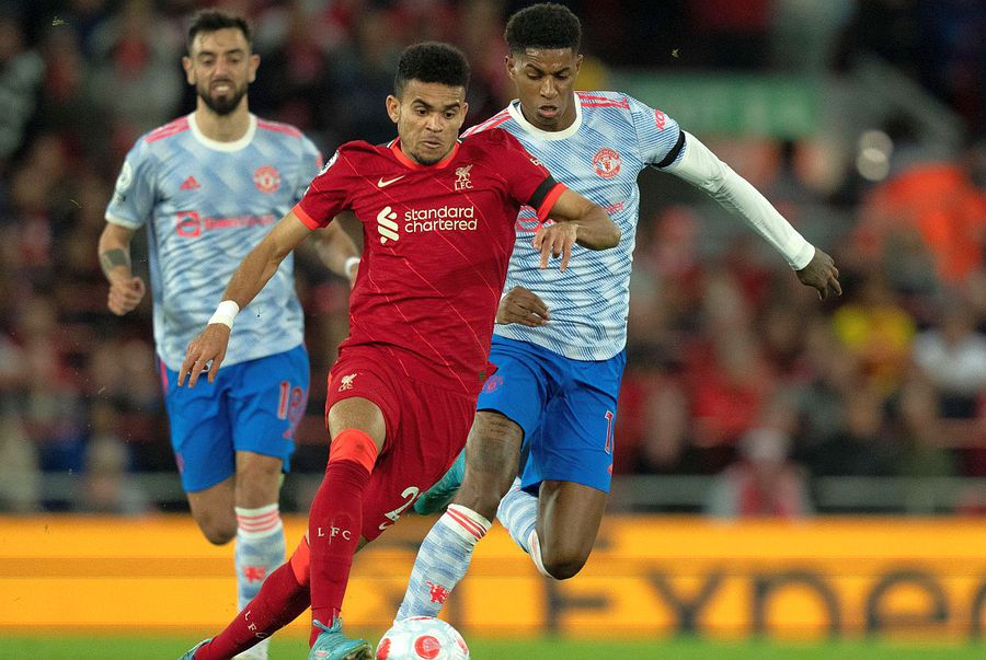 Luis Diaz și Marcus Rashford. Foto: Imago Barcelona pregătește o dublă lovitură în mercato » Viteză în banda stângă și siguranță în poartă