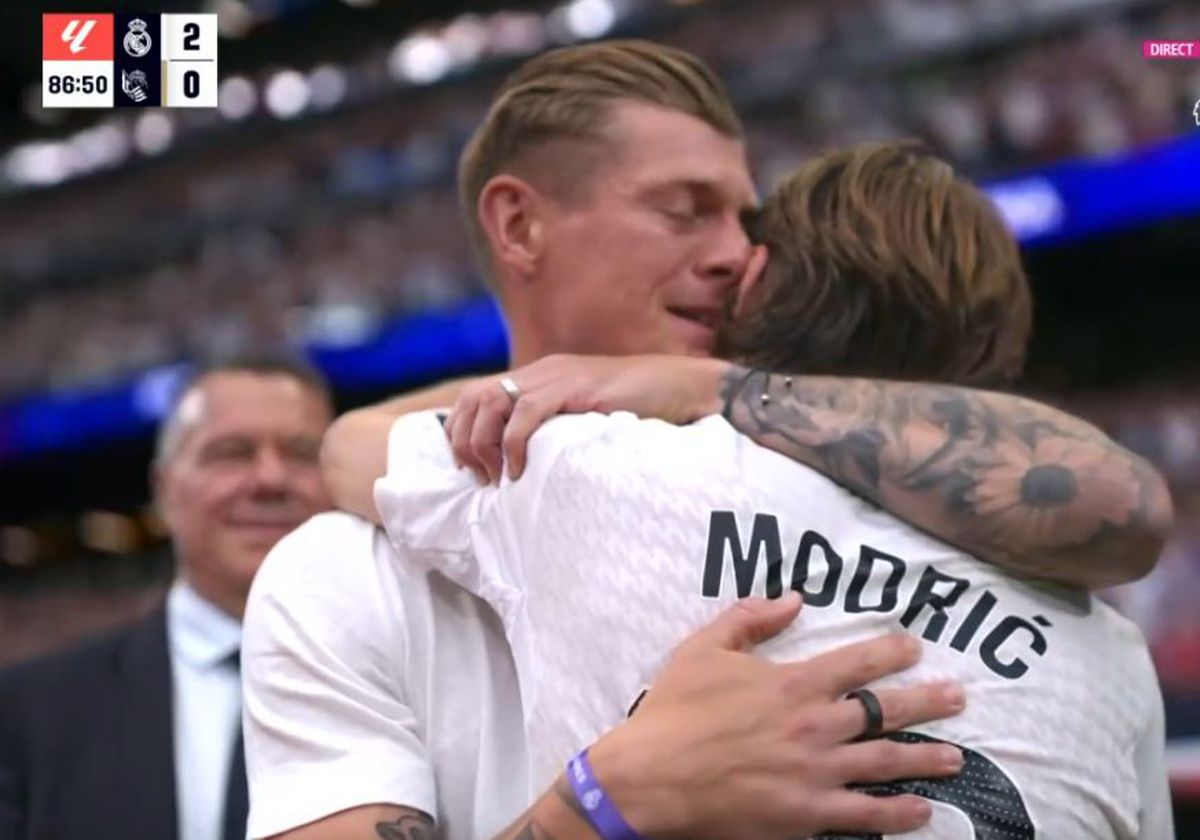 Omagiu pentru Luka Modric, la ultimul lui meci pe „Santiago Bernabeu”