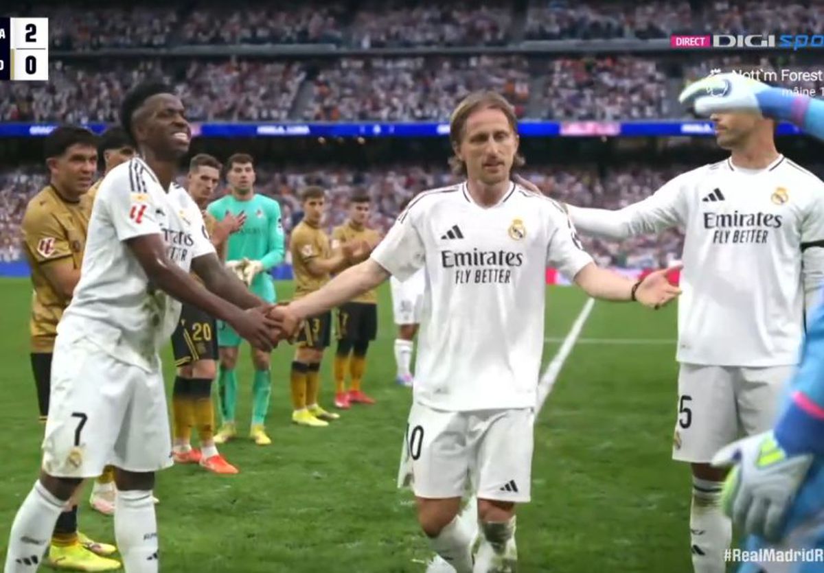 Omagiu pentru Luka Modric, la ultimul lui meci pe „Santiago Bernabeu”