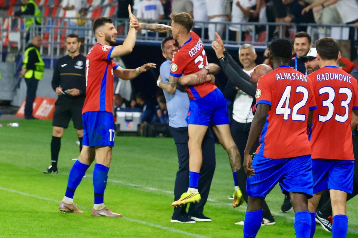 Octavian Popescu, autorul golului de 4-3 în FCSB - Botoșani