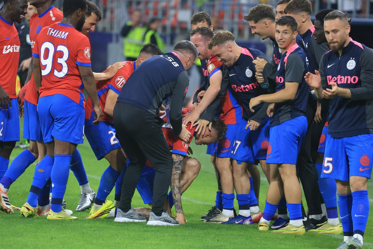 Octavian Popescu, autorul golului de 4-3 în FCSB - Botoșani
