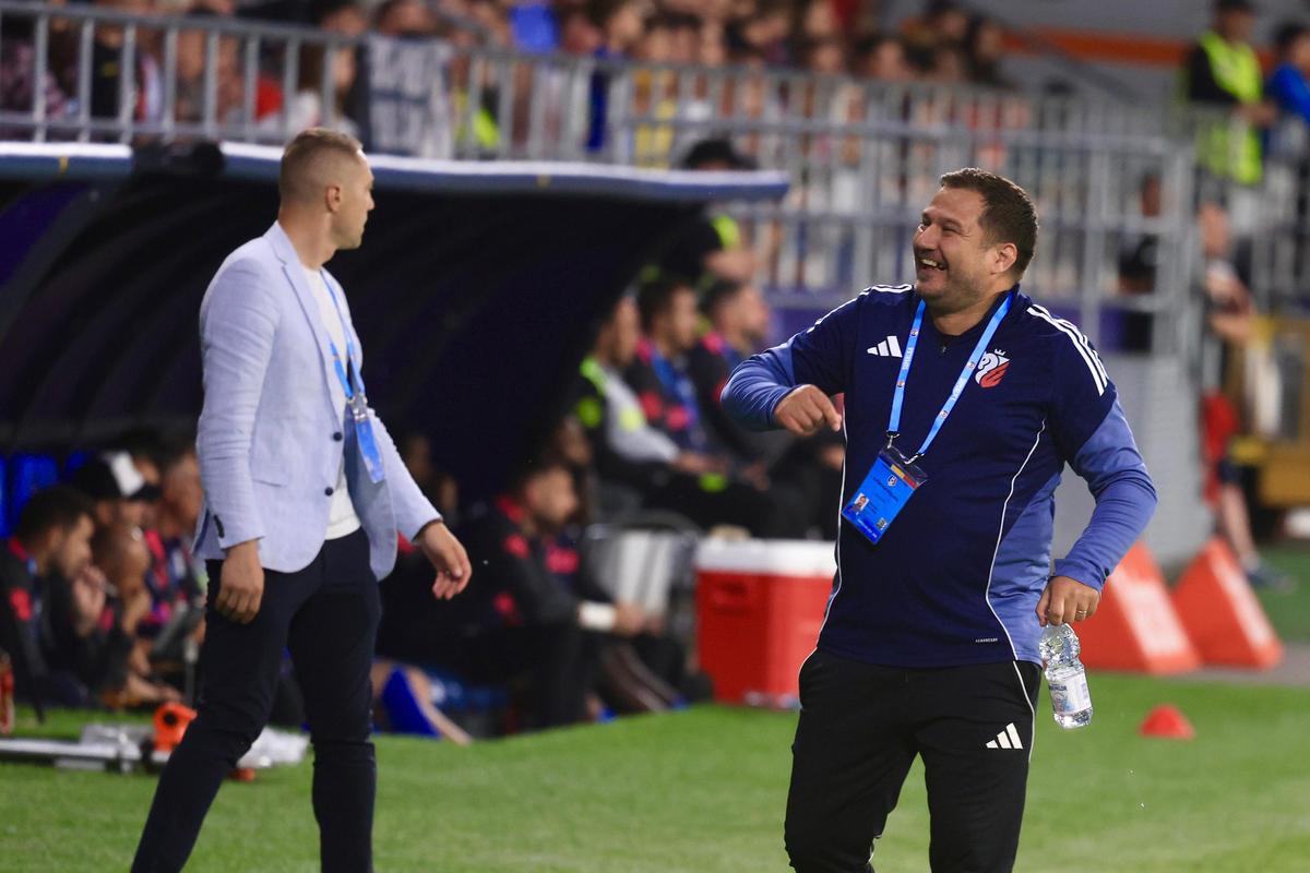 A primit „galben” din partea lui Istvan Kovacs, iar apoi a avut o criză de râs la adresa arbitrului