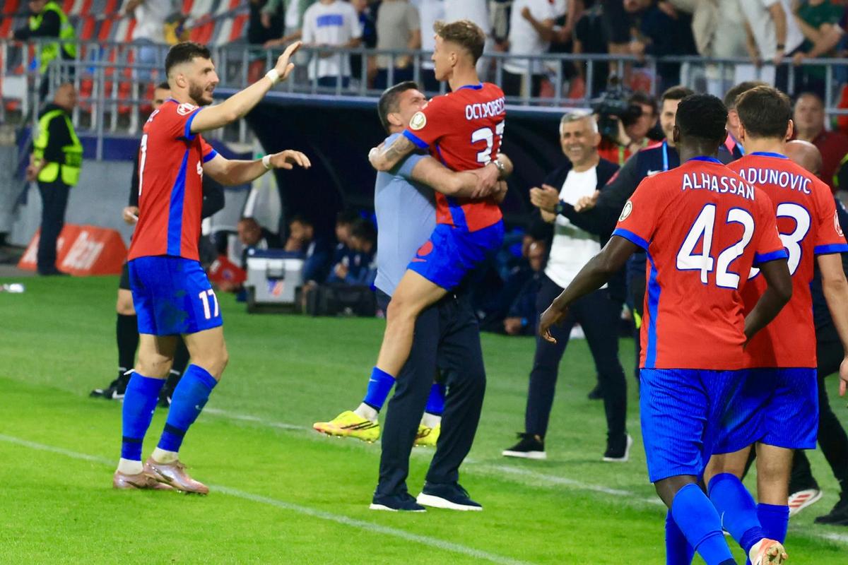 Octavian Popescu, autorul golului de 4-3 în FCSB - Botoșani