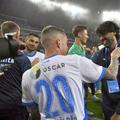 Alexandru Cicâldău, bucurându-se de titlu alături de Filipe Coelho pentru titlul cucerit de Craiova / Foto: Cristi Preda GSP