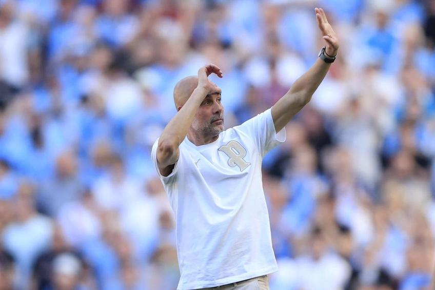 Pep Guardiola, în lacrimi la despărțirea de Manchester City / Foto: Imago Images