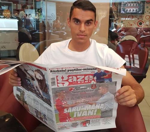 Ivan Pesic era fan Gazeta Sporturilor, ediția print, pe vremea când evolua la Dinamo: „Mă uit să văd cum este evaluată munca mea și a colegilor”
Foto arhivă Eduard Apostol