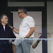 Valeriu Argăseală, alături de directorul CNI, Adrian Cefalan / Foto: Ionuț Iordache GSP