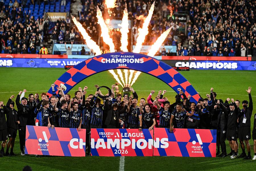 Auckland FC a câștigat titlul după doar doi ani de la înființare // FOTO Imago Images Echipa înființată în 2024 a dat lovitura în fotbal » A câștigat titlul după doar doi ani și a intrat direct în istorie!