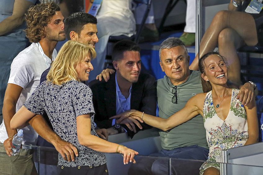 Novak Djokovic, alături de familia lui la Adria Tour // FOTO: Guliver/GetttyImages
