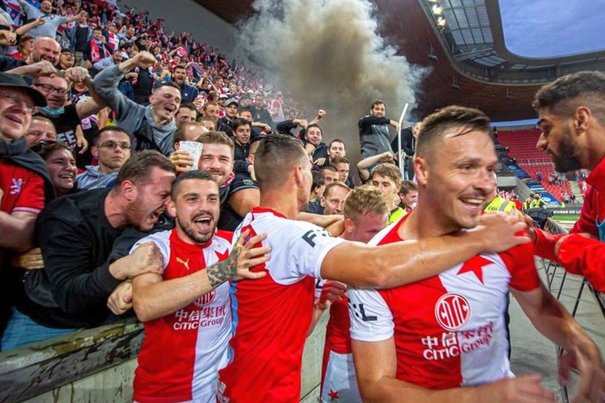 Slavia Praga - Plzen 1-0. FOTO Nicolae Stanciu a câștigat titlul în Cehia!