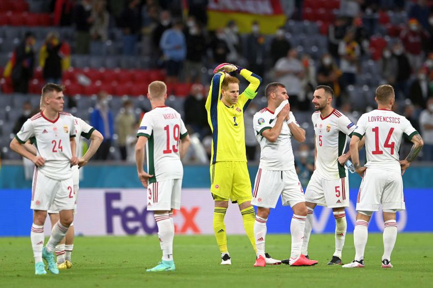 Maghiarii au terminat meciul cu Germania în lacrimi. FOTO: Guliver/Getty Images