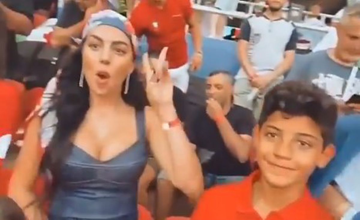 Georgina a mers la Budapesta și a făcut spectacol în tribună! Cum a sărbătorit iubita lui Ronaldo reușitele din Portugalia - Franța
