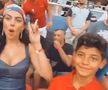 Georgina a mers la Budapesta și a făcut spectacol în tribună! Cum a sărbătorit iubita lui Ronaldo reușitele din Portugalia - Franța