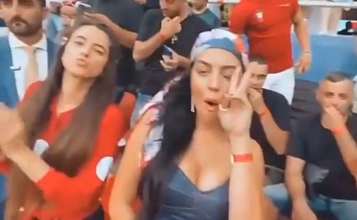 Georgina a mers la Budapesta și a făcut spectacol în tribună! Cum a sărbătorit iubita lui Ronaldo reușitele din Portugalia - Franța