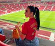 Georgina a mers la Budapesta și a făcut spectacol în tribună! Cum a sărbătorit iubita lui Ronaldo reușitele din Portugalia - Franța