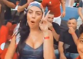 Cristiano, show pe teren, Georgina Rodriguez, spectacol în tribună! Cum a sărbătorit iubita lui Ronaldo reușitele din Portugalia - Franța
