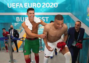 Vedetele Franței s-au bătut pentru un suvenir de la Cristiano Ronaldo! Ce au făcut Benzema și Mbappe