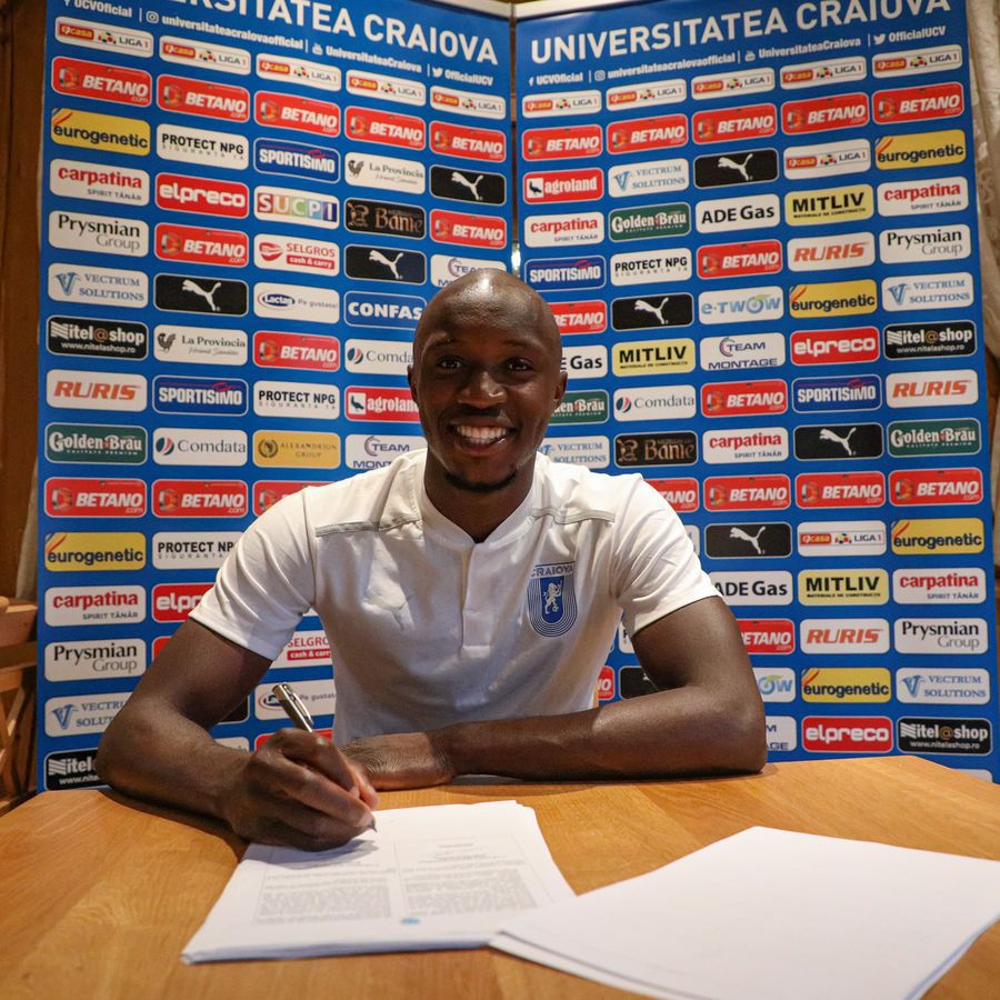 Antoine Conte a semnat cu CSU Craiova // foto: Facebook CS Universitatea Craiova, recomandare de la Tamaș » Cum a ajuns Antoine Conte în Bănie