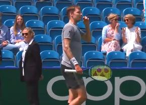 Alexander Bublik, scene uluitoare în meciul cu Sonego de la Eastbourne: „Voi face asta până când voi reuși să câștig un punct!”