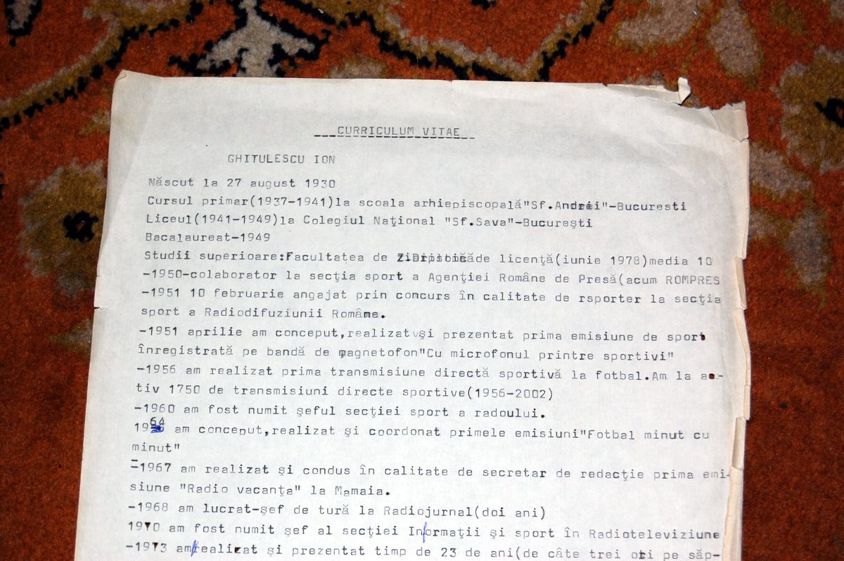 Toată lumea a crezut că Ion Ghițulescu era dinamovist » Comentatorul radio și-a dezvăluit secretul abia spre finalul vieții + ce a spus Cornel Dinu