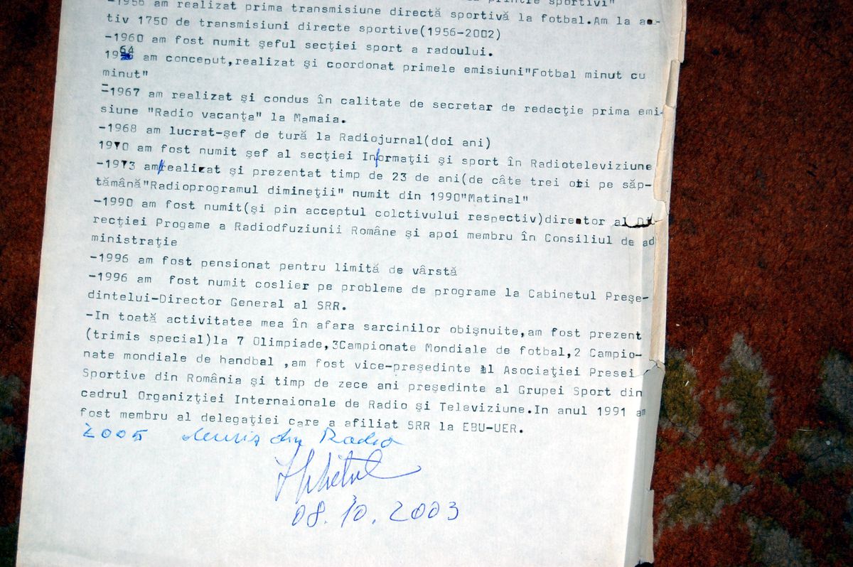 Toată lumea a crezut că Ion Ghițulescu era dinamovist » Comentatorul radio și-a dezvăluit secretul abia spre finalul vieții + ce a spus Cornel Dinu