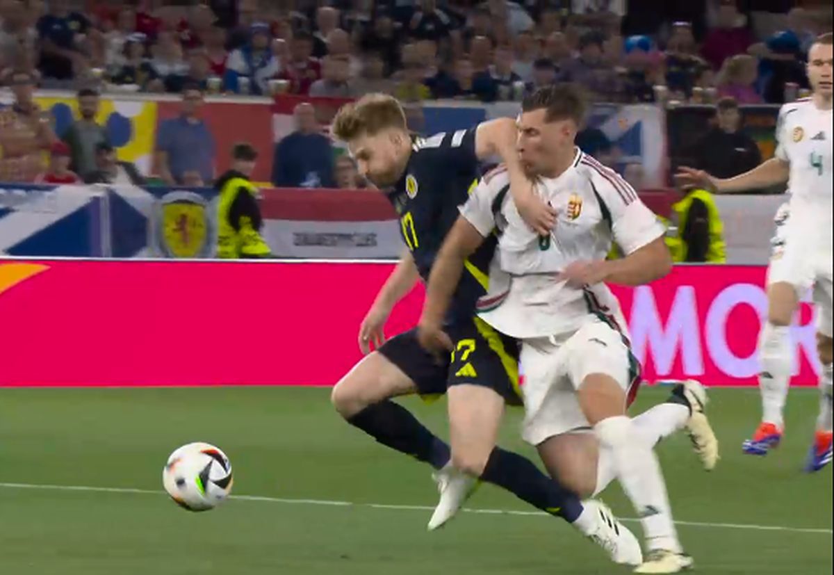 Penalty nedat în Scoția - Ungaria, de la Euro 2024