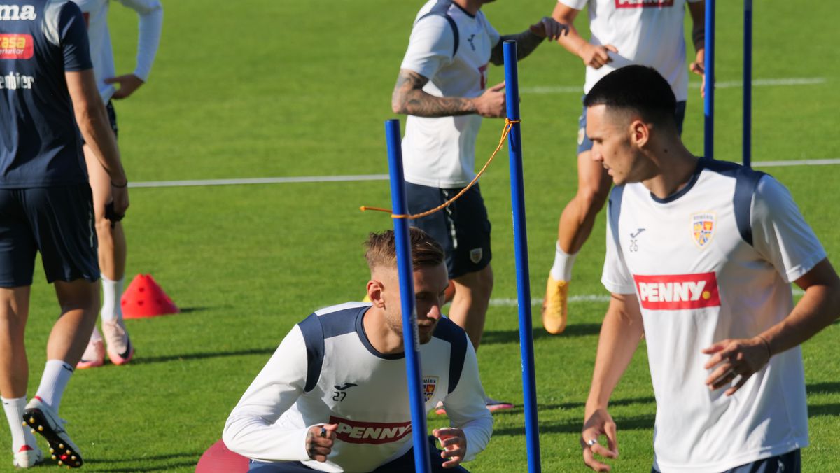 Imagini de la antrenamentul României - 24 iunie