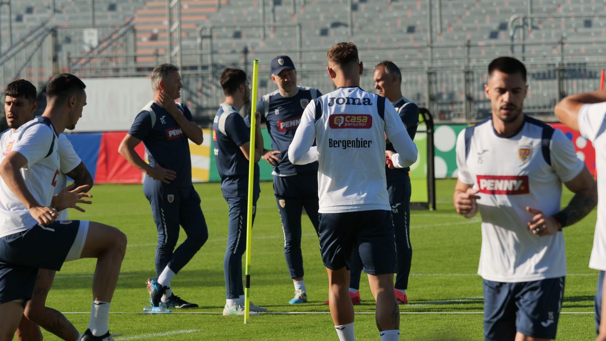 Imagini de la antrenamentul României - 24 iunie