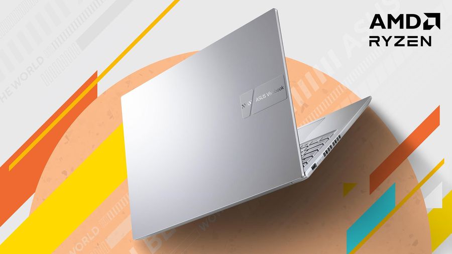 Descoperă laptopul Vivobook 16 OLED (M1605) propulsat de AMD, cu un ecran de top