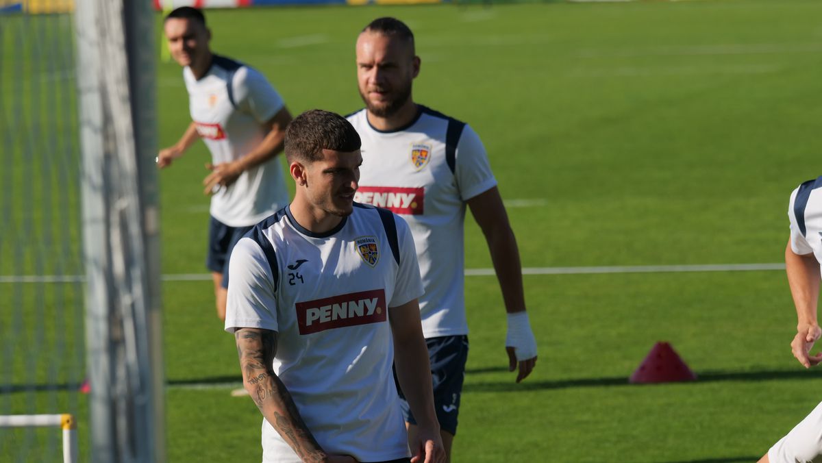 Imagini de la antrenamentul României - 24 iunie