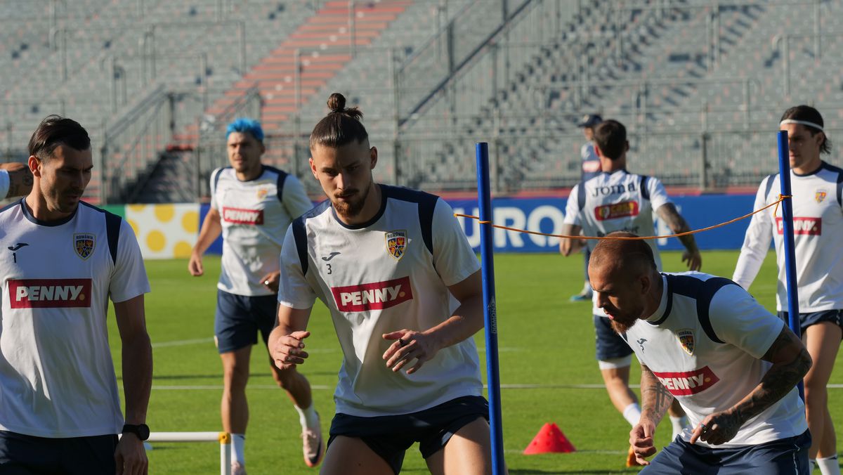 Imagini de la antrenamentul României - 24 iunie