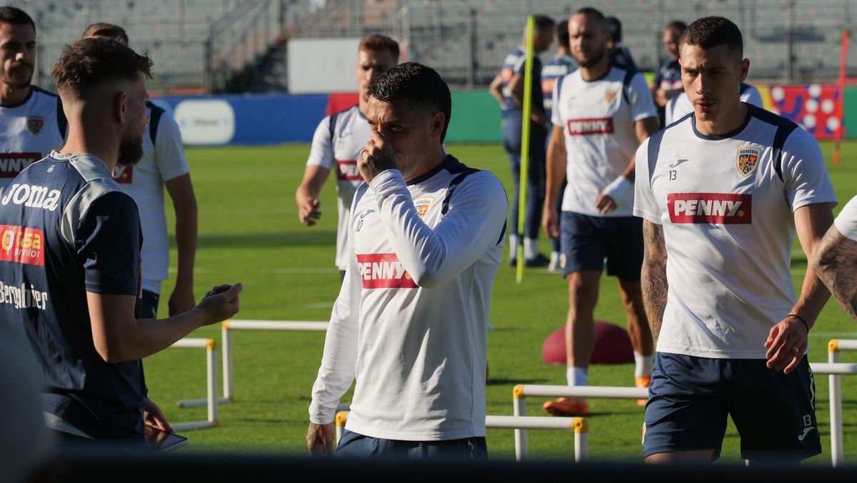 Imagini de la antrenamentul României - 24 iunie