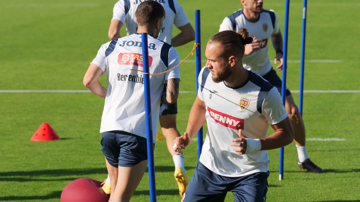 Imagini de la antrenamentul României - 24 iunie