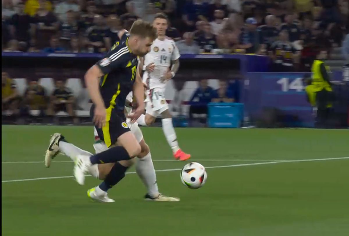 Penalty nedat în Scoția - Ungaria, de la Euro 2024