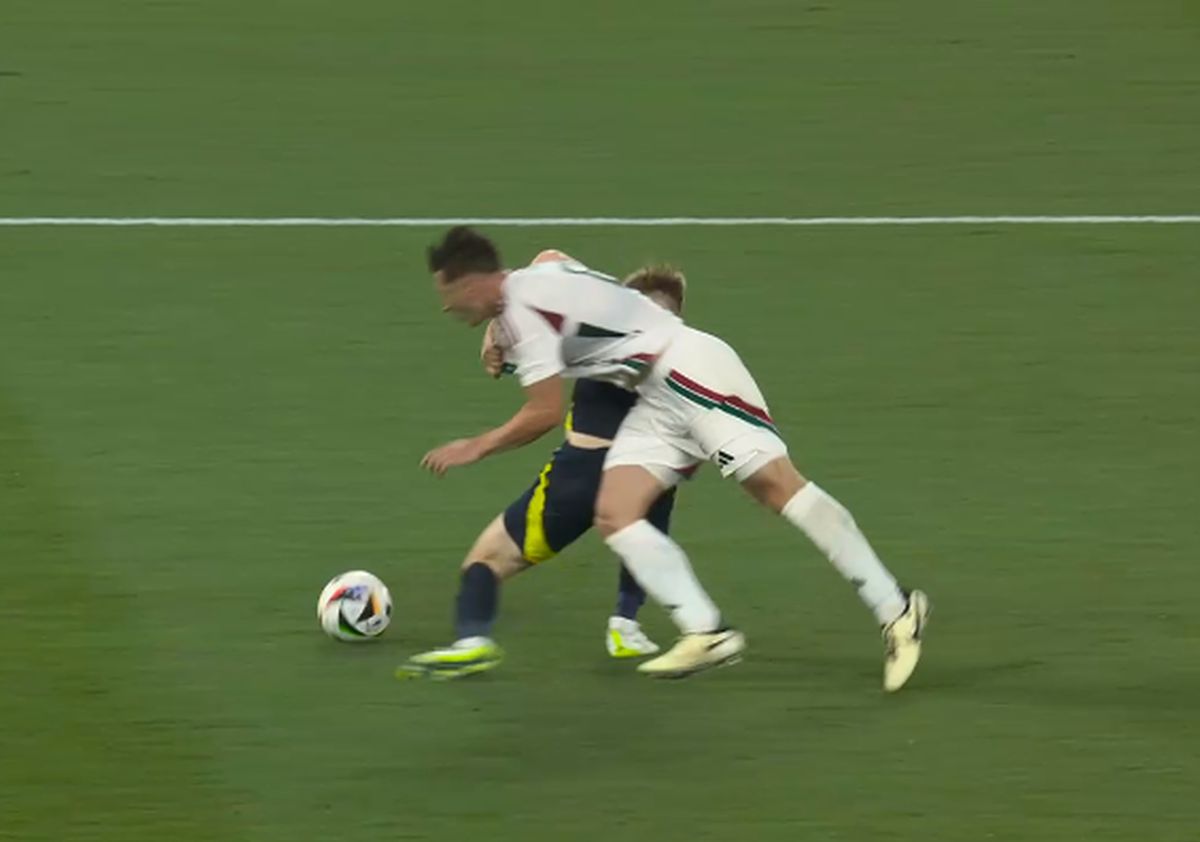 Penalty nedat în Scoția - Ungaria, de la Euro 2024