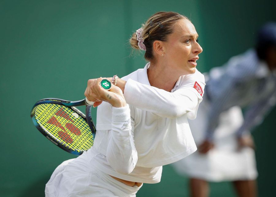 Ana Bogdan în acțiune la Wimbledon Foto: Imago Images Patru românce în calificări la Wimbledon, Patricia Țig și Ana Bogdan au depășit turul 1, Mihaela Buzărnescu și Miriam Bulgaru, învinse