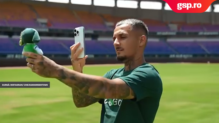 Alex Mitriță, prima zi la FC Zhejiang