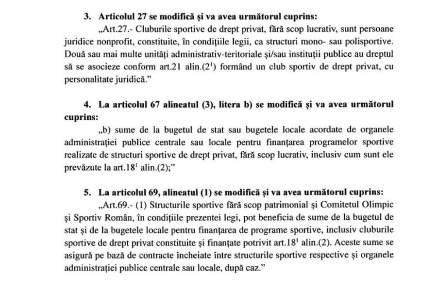 Iată textul noului proiect de Lege a Sporturilor care poate aduce Steaua în Superliga! » Reacții vehemente: „Dacă trece, voi sesiza Curtea Constituțională!”